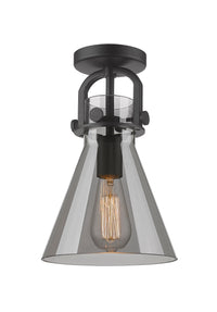 Downtown Semi-Flush Mount Satin Nickel