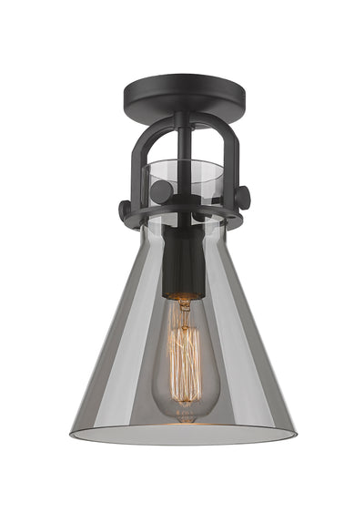 Downtown Semi-Flush Mount Satin Nickel