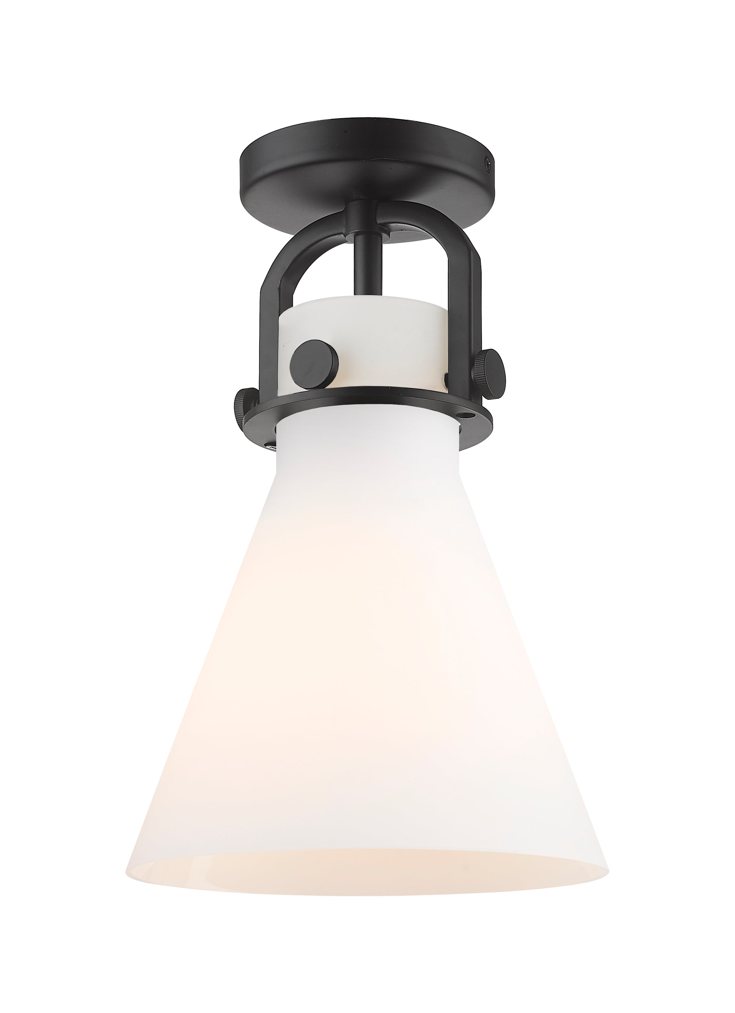 Downtown Semi-Flush Mount Satin Nickel