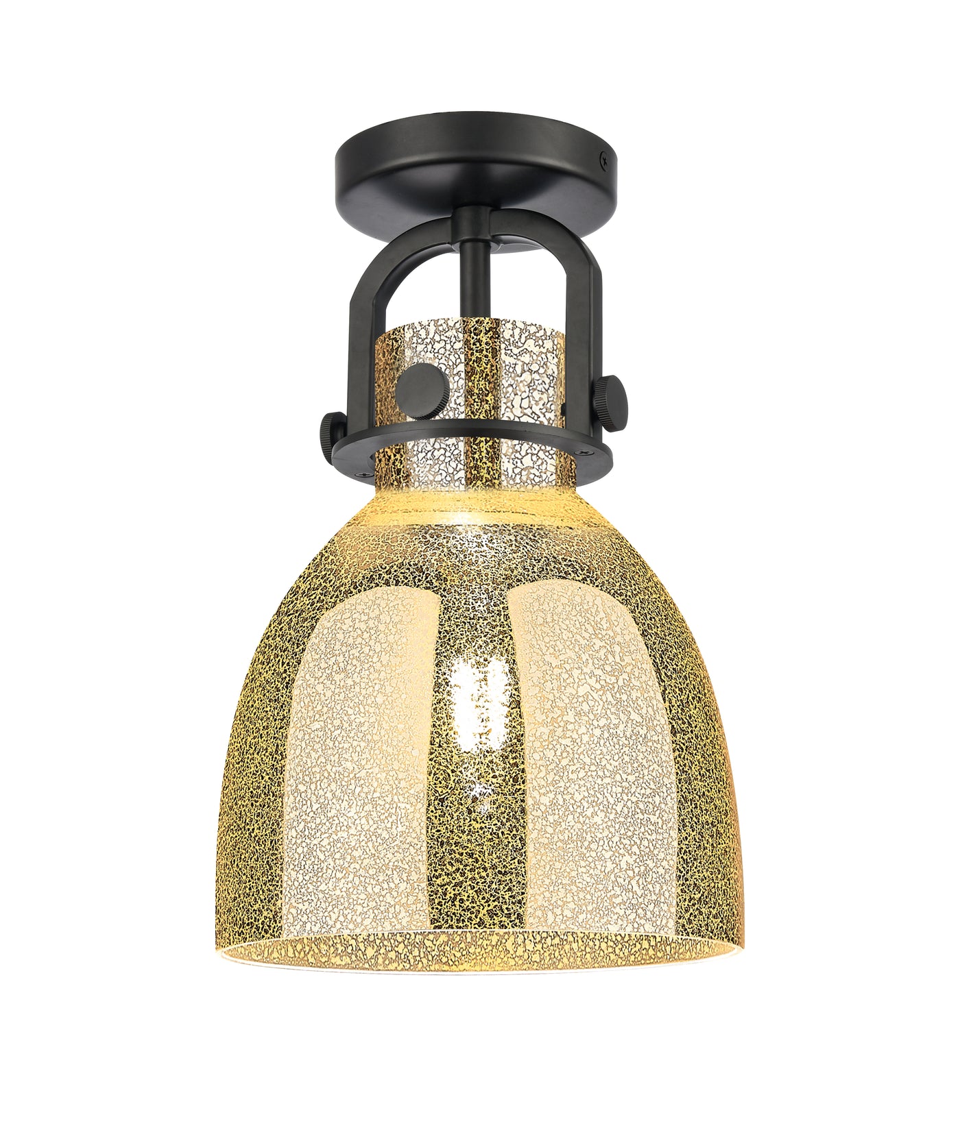 Downtown Semi-Flush Mount Satin Nickel