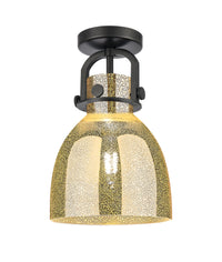 Downtown Semi-Flush Mount Satin Nickel