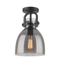 Downtown Semi-Flush Mount Satin Nickel