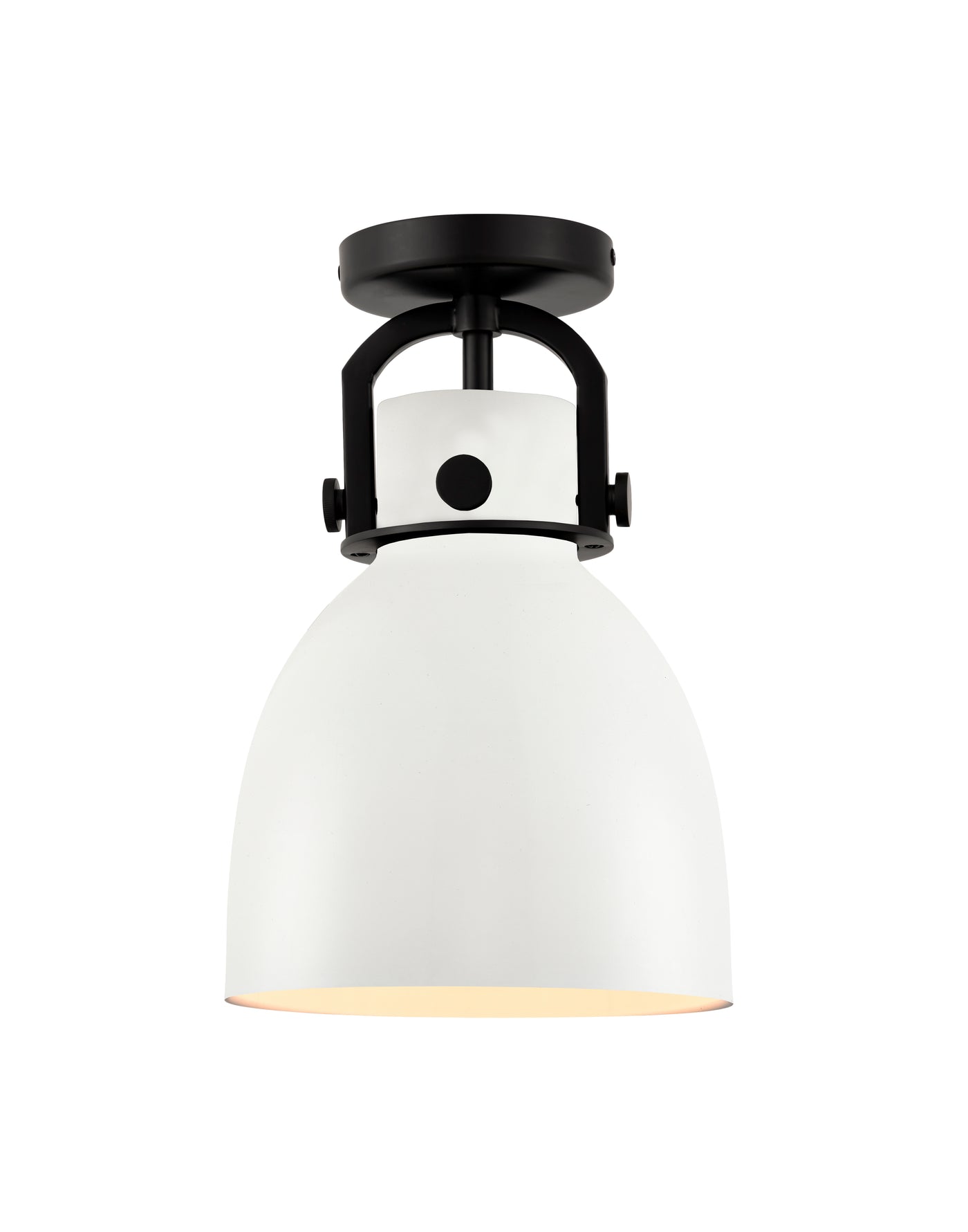 Downtown Semi-Flush Mount Satin Nickel