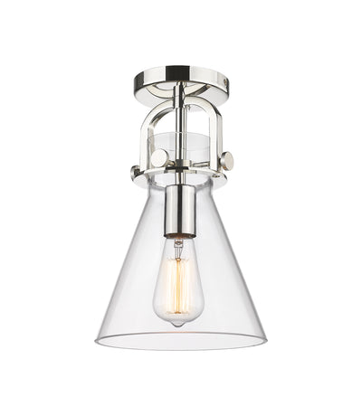 Downtown Semi-Flush Mount Satin Nickel