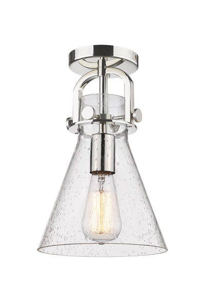 Downtown Semi-Flush Mount Satin Nickel