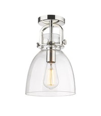 Downtown Semi-Flush Mount Satin Nickel