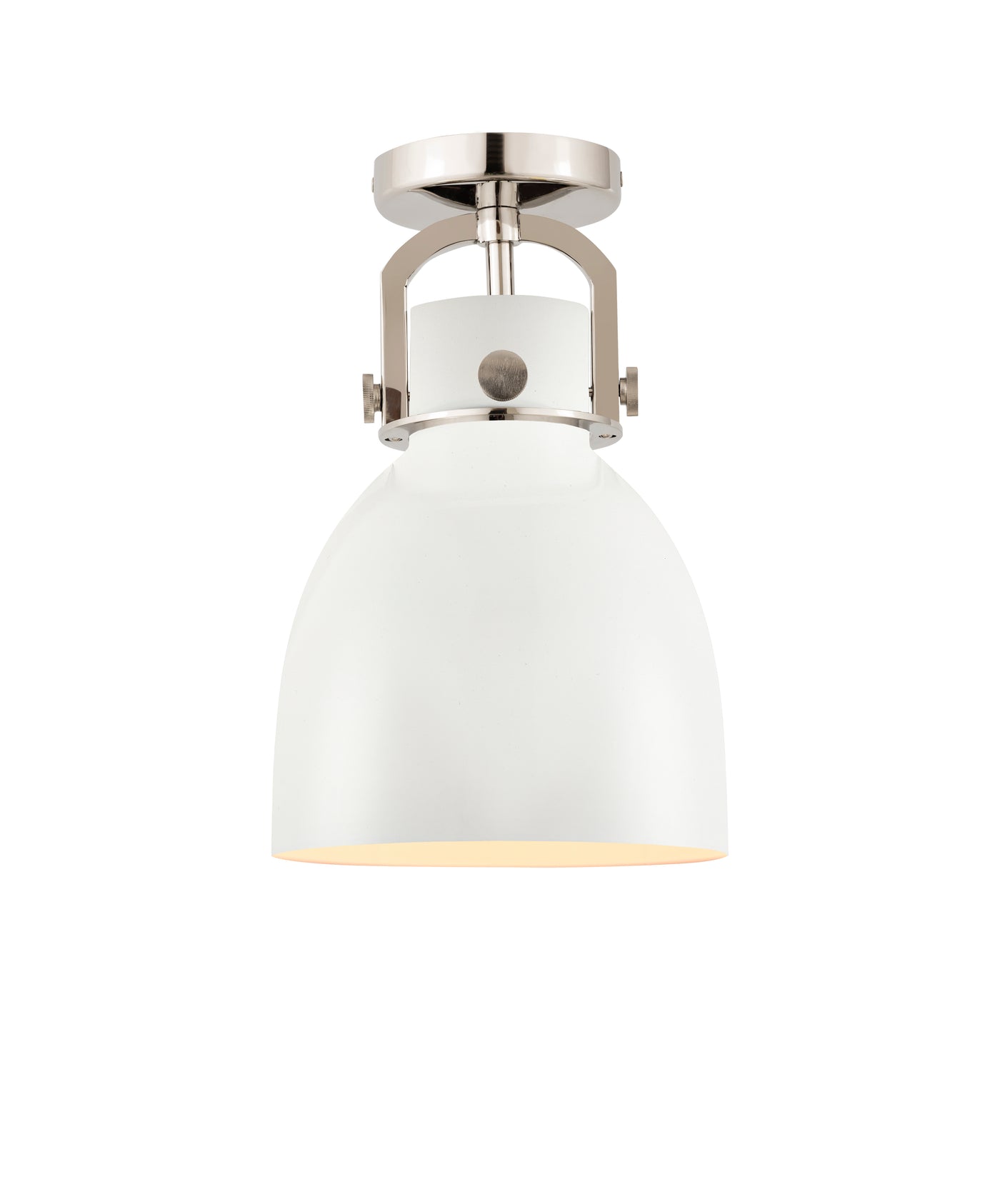 Downtown Semi-Flush Mount Satin Nickel