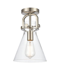 Downtown Semi-Flush Mount Satin Nickel