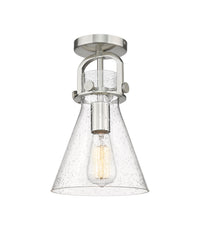 Downtown Semi-Flush Mount Satin Nickel