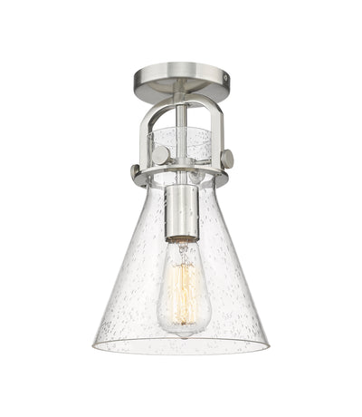 Downtown Semi-Flush Mount Satin Nickel