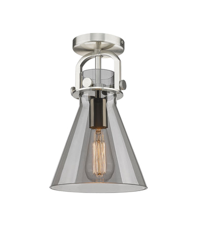 Downtown Semi-Flush Mount Satin Nickel