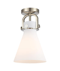 Downtown Semi-Flush Mount Satin Nickel