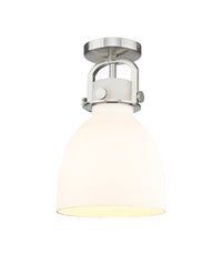 Downtown Semi-Flush Mount Satin Nickel