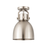 Downtown Semi-Flush Mount Satin Nickel