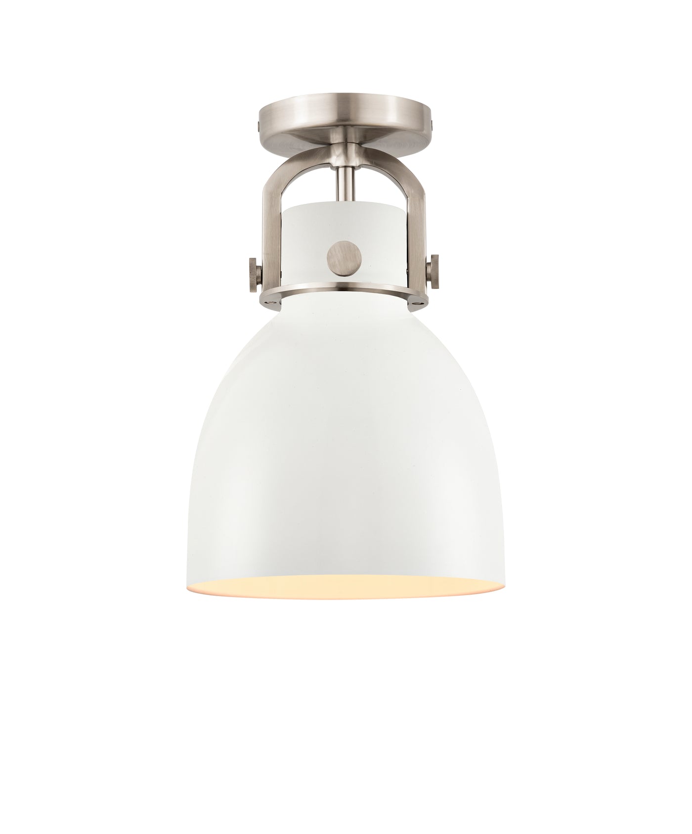 Downtown Semi-Flush Mount Satin Nickel