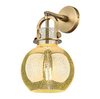 Downtown Urban Sconce Cast Brass Glass