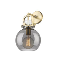 Downtown Urban Sconce Cast Brass Glass