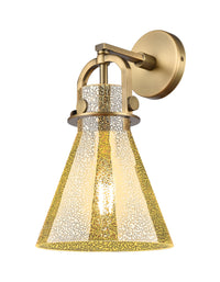 Downtown Urban Sconce Cast Brass 14 Inch