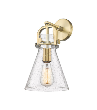 Downtown Urban Sconce Cast Brass 14 Inch