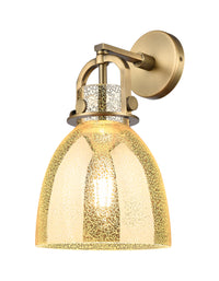 Downtown Urban Sconce Cast Brass 14 Inch