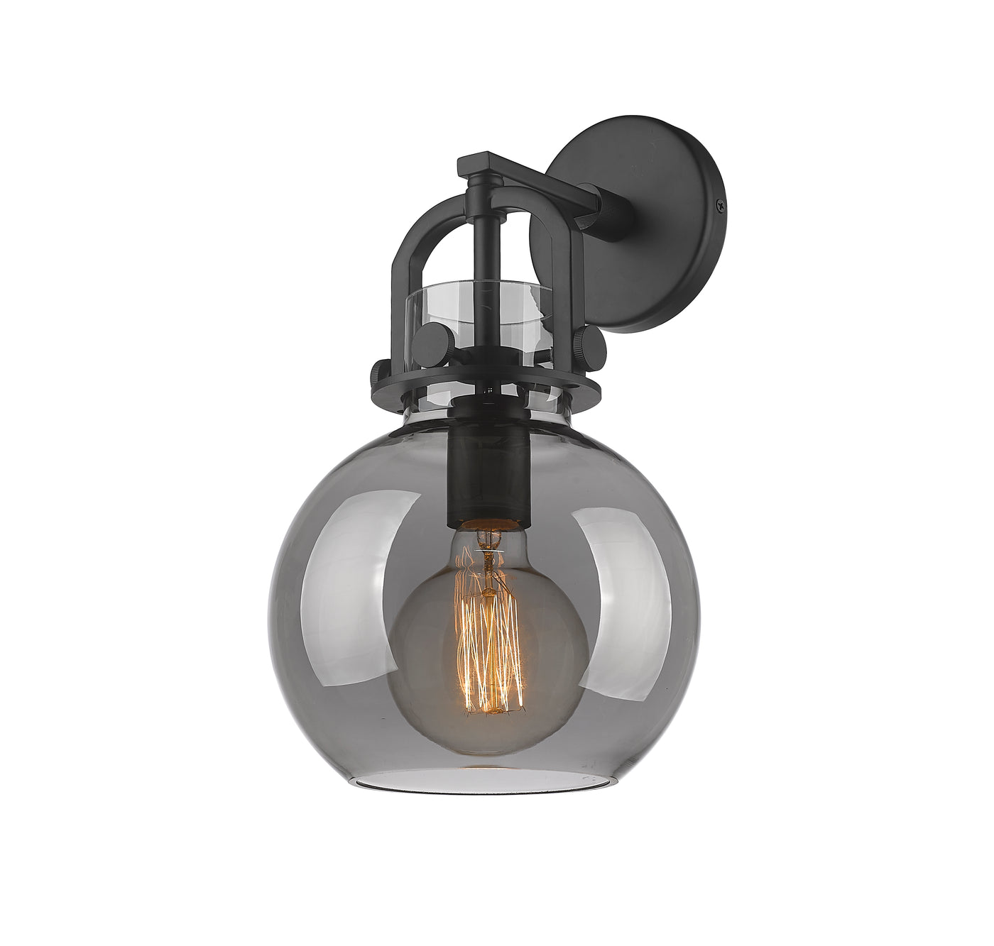 Downtown Urban Sconce Cast Brass Glass