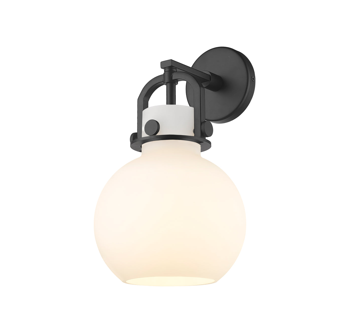 Downtown Urban Sconce Cast Brass Glass