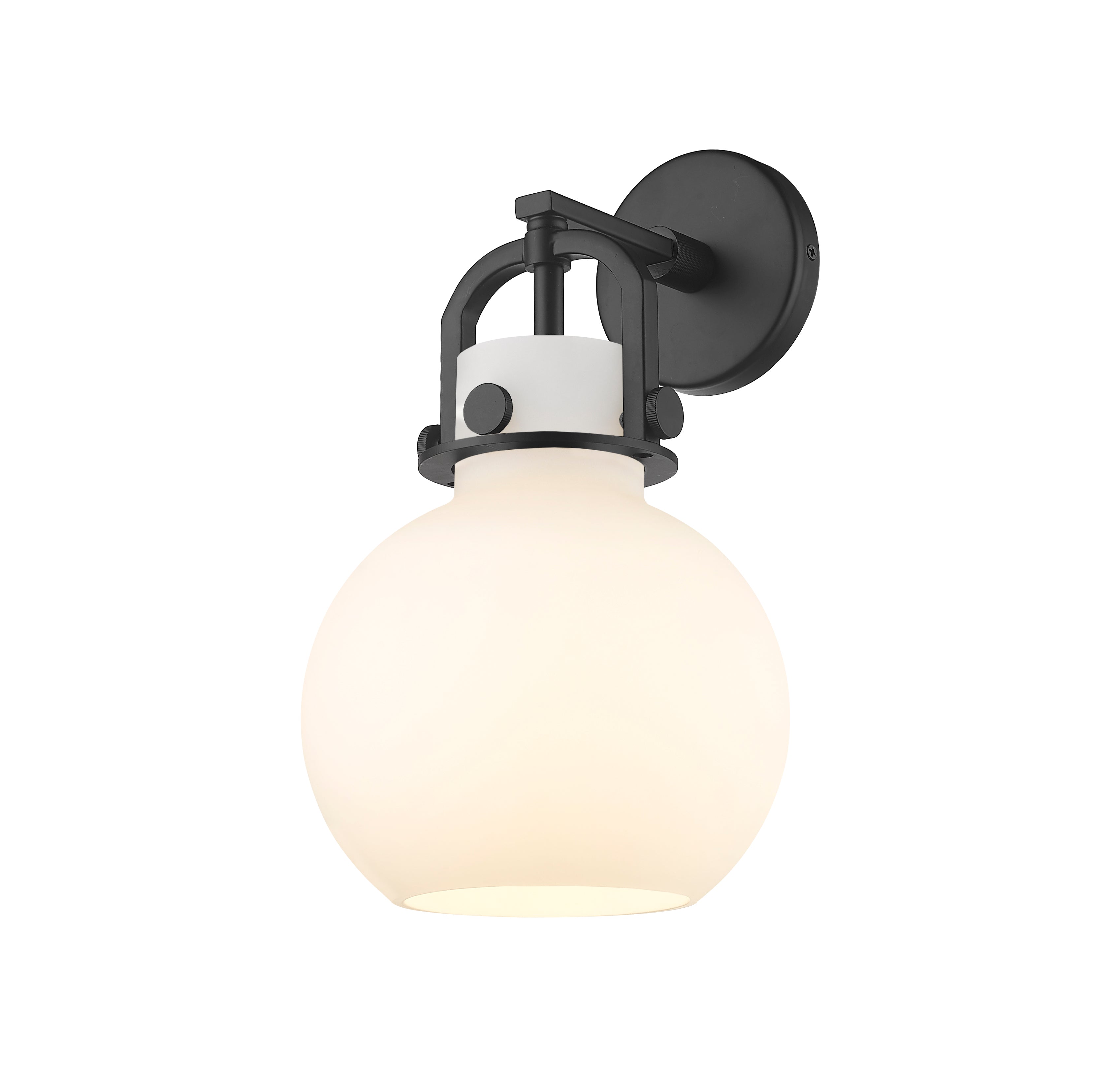 Downtown Urban Sconce Cast Brass Glass
