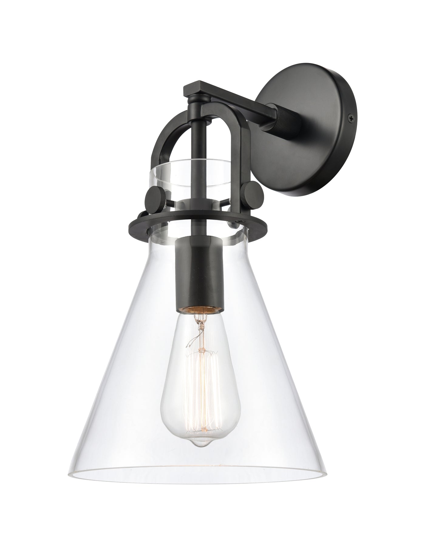 Downtown Urban Sconce Cast Brass 14 Inch