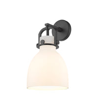 Downtown Urban Sconce Cast Brass 14 Inch