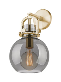 Downtown Urban Sconce Cast Brass Glass