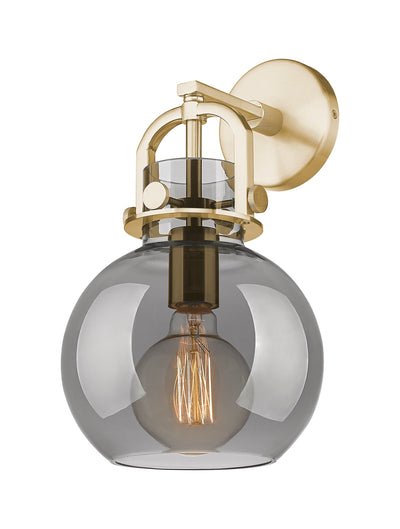 Downtown Urban Sconce Cast Brass Glass