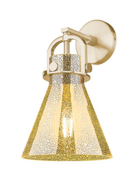 Downtown Urban Sconce Cast Brass 14 Inch