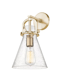 Downtown Urban Sconce Cast Brass 14 Inch