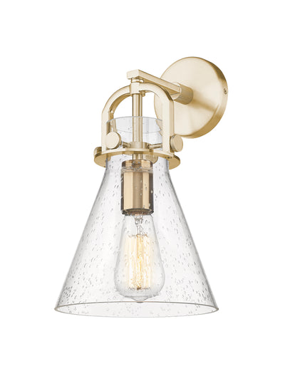 Downtown Urban Sconce Cast Brass 14 Inch