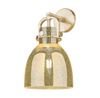 Downtown Urban Sconce Cast Brass 14 Inch