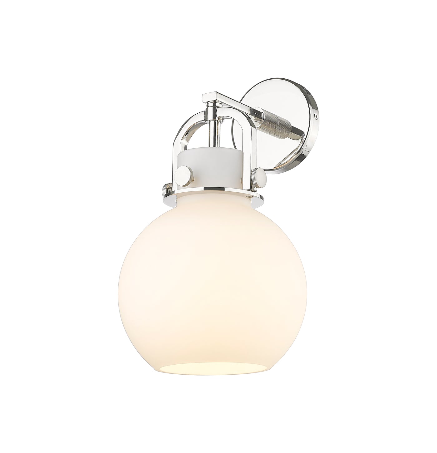 Downtown Urban Sconce Cast Brass Glass