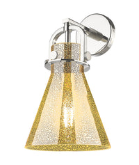 Downtown Urban Sconce Cast Brass 14 Inch