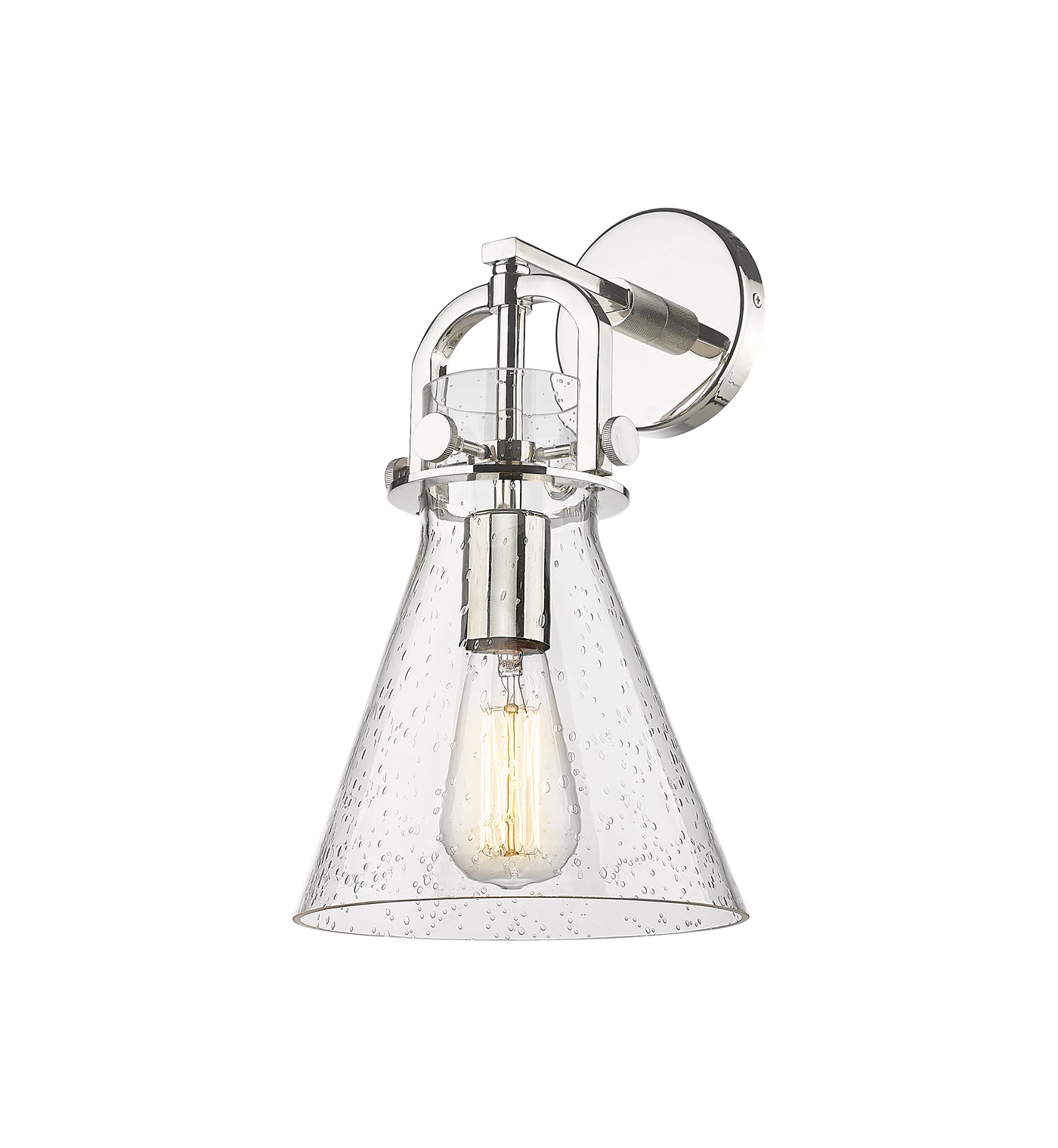 Downtown Urban Sconce Cast Brass 14 Inch