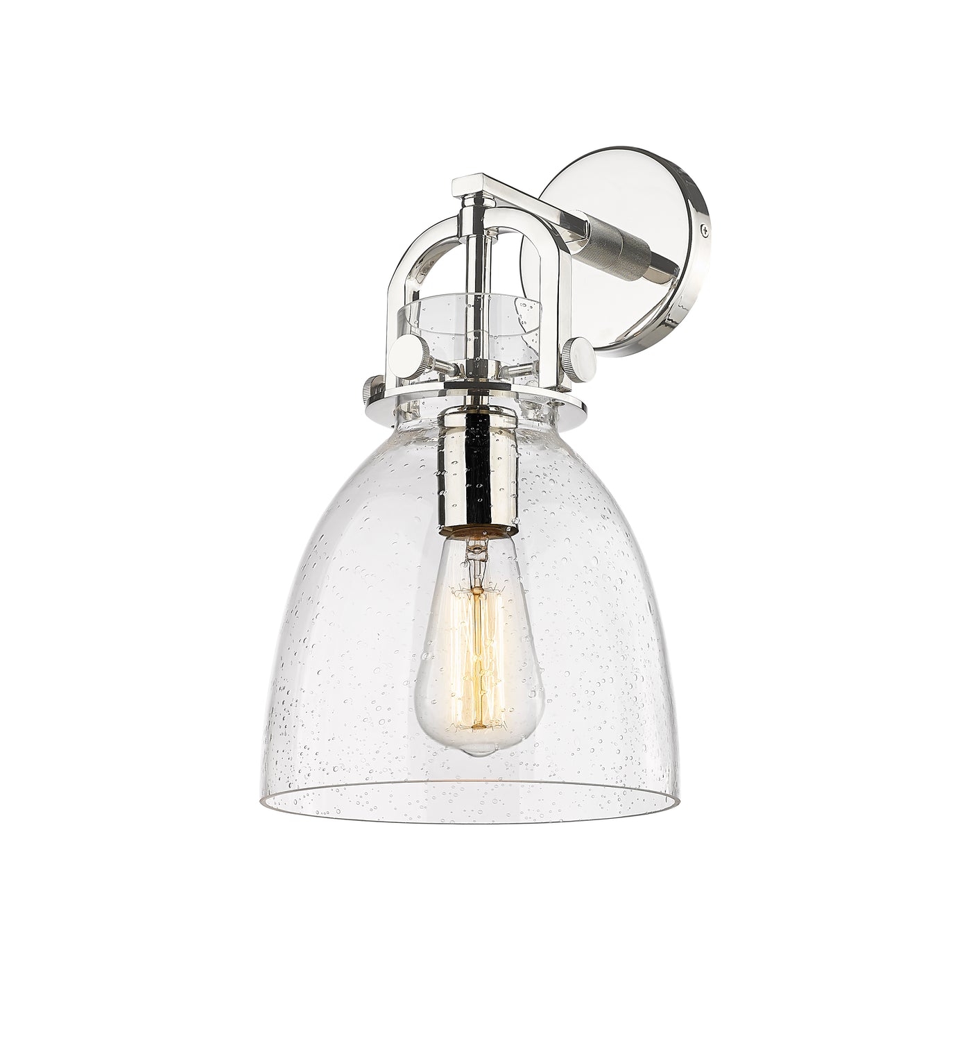 Downtown Urban Sconce Cast Brass 14 Inch