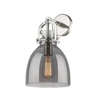 Downtown Urban Sconce Cast Brass 14 Inch