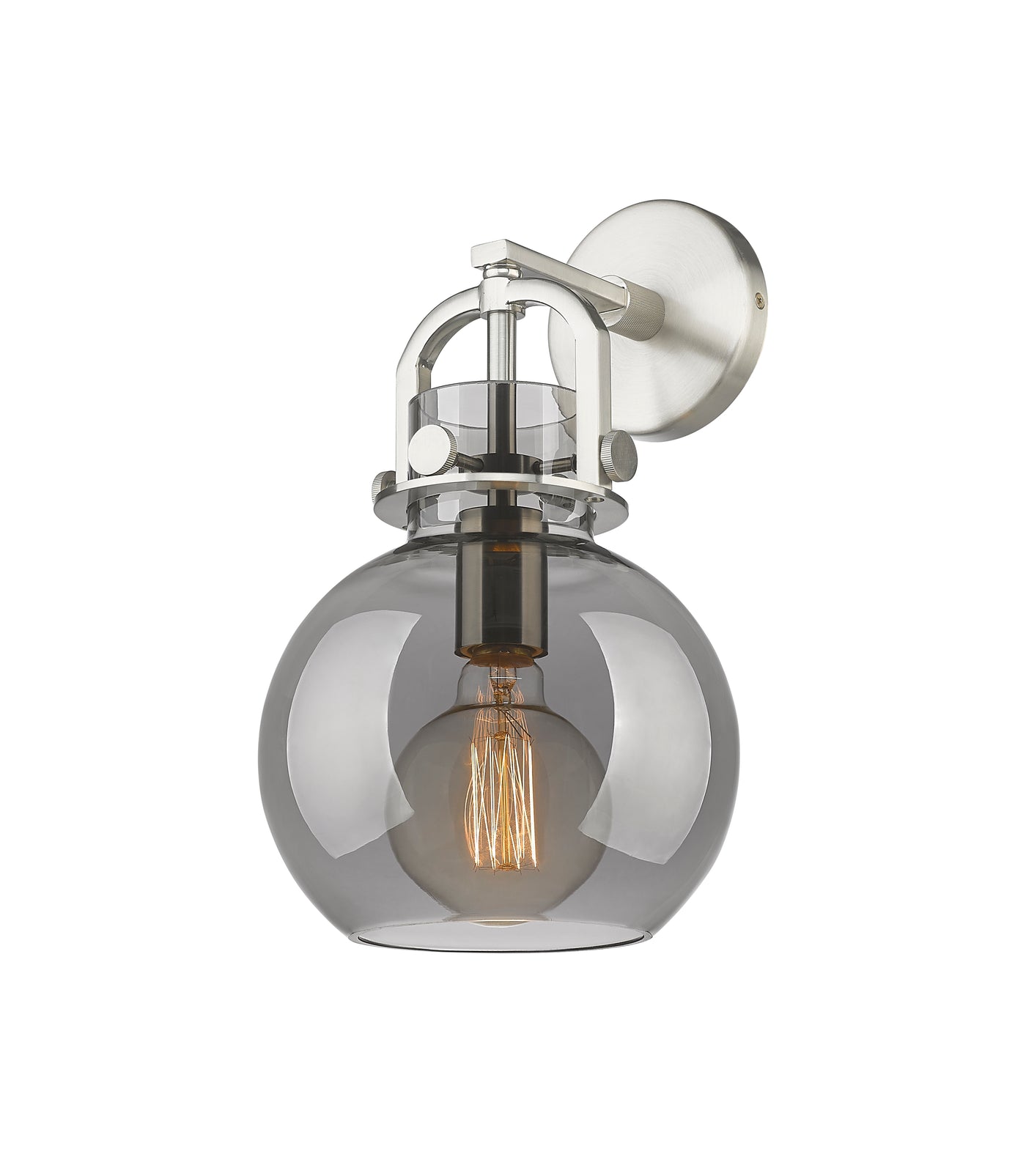 Downtown Urban Sconce Cast Brass Glass