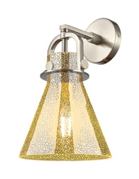 Downtown Urban Sconce Cast Brass 14 Inch