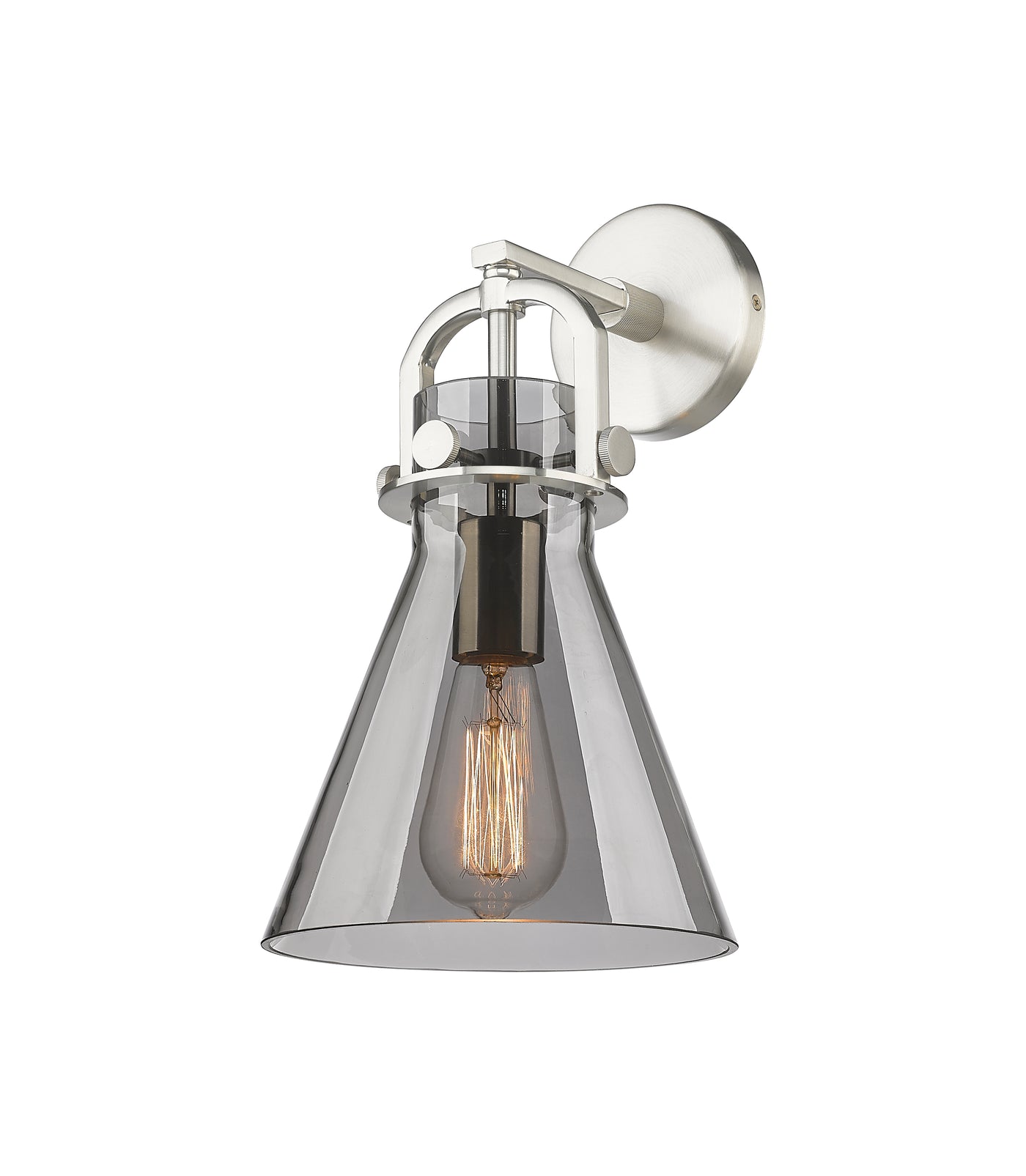 Downtown Urban Sconce Cast Brass 14 Inch