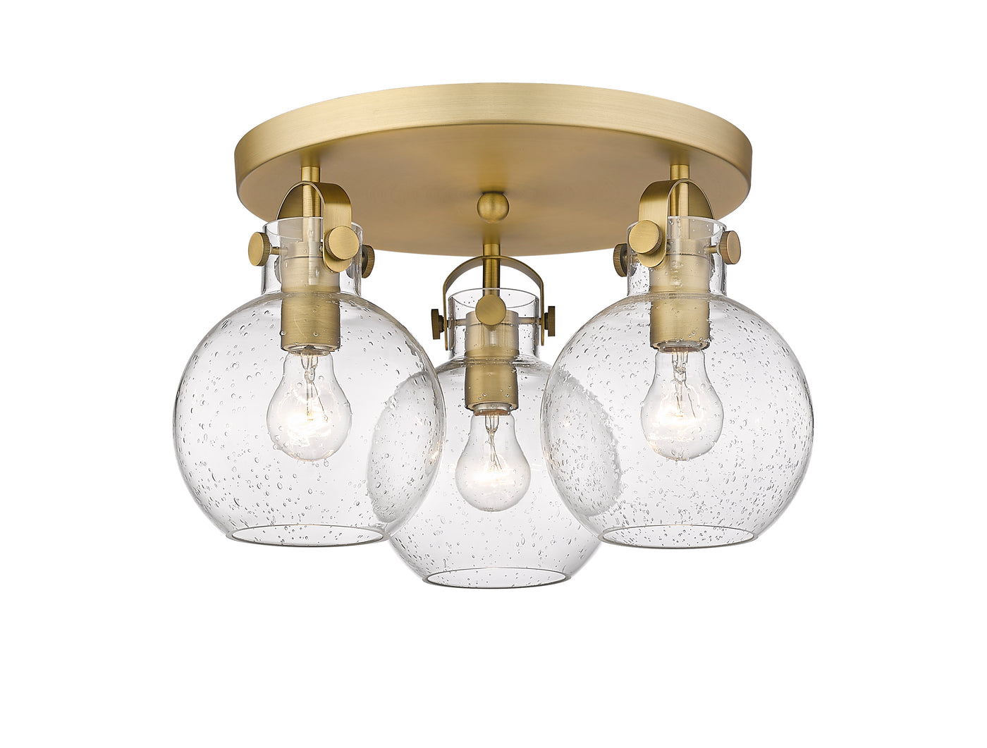 Downtown Semi-Flush Mount Satin Nickel
