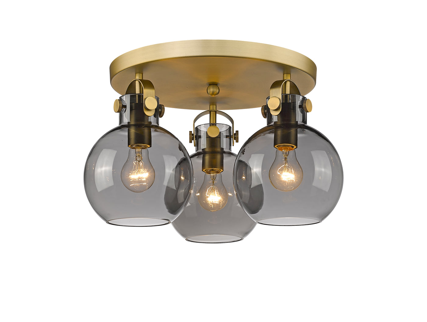 Downtown Semi-Flush Mount Satin Nickel