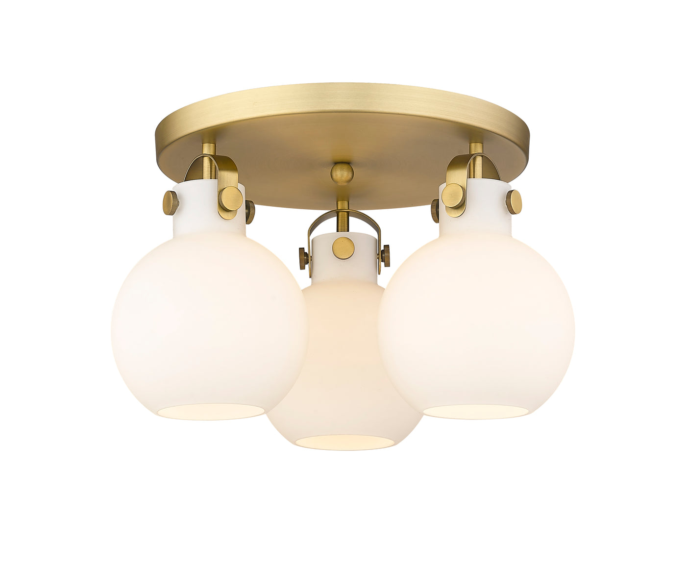 Downtown Semi-Flush Mount Satin Nickel