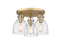 Downtown Semi-Flush Mount Satin Nickel