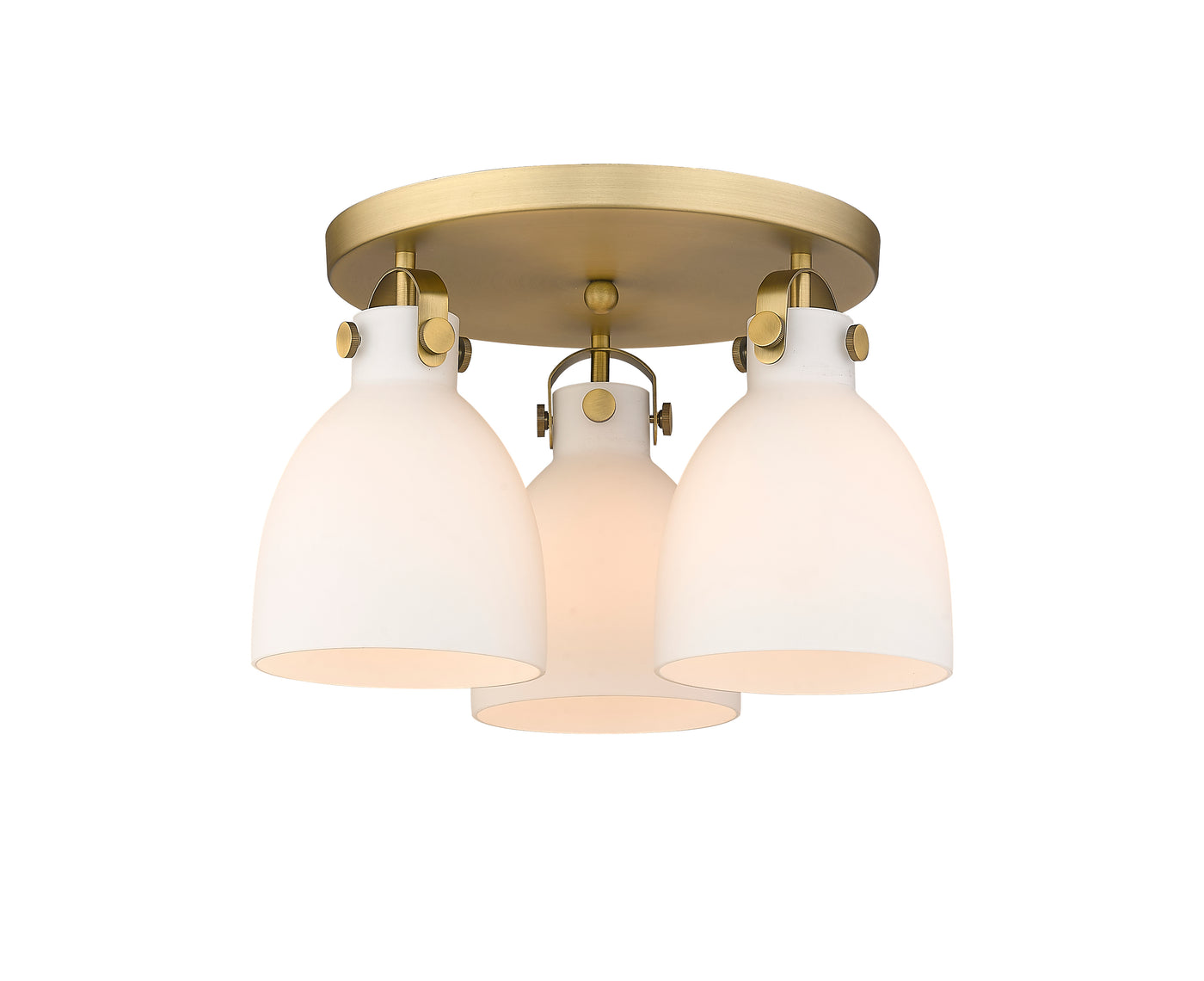 Downtown Semi-Flush Mount Satin Nickel