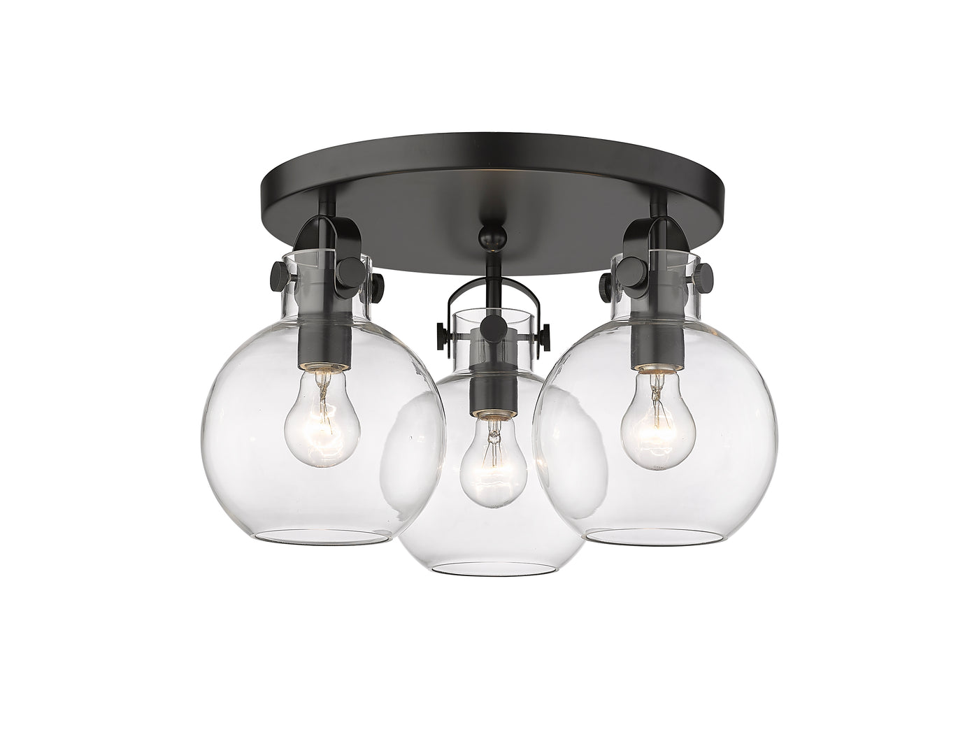 Downtown Semi-Flush Mount Satin Nickel