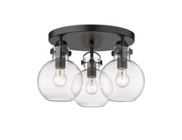 Downtown Semi-Flush Mount Satin Nickel